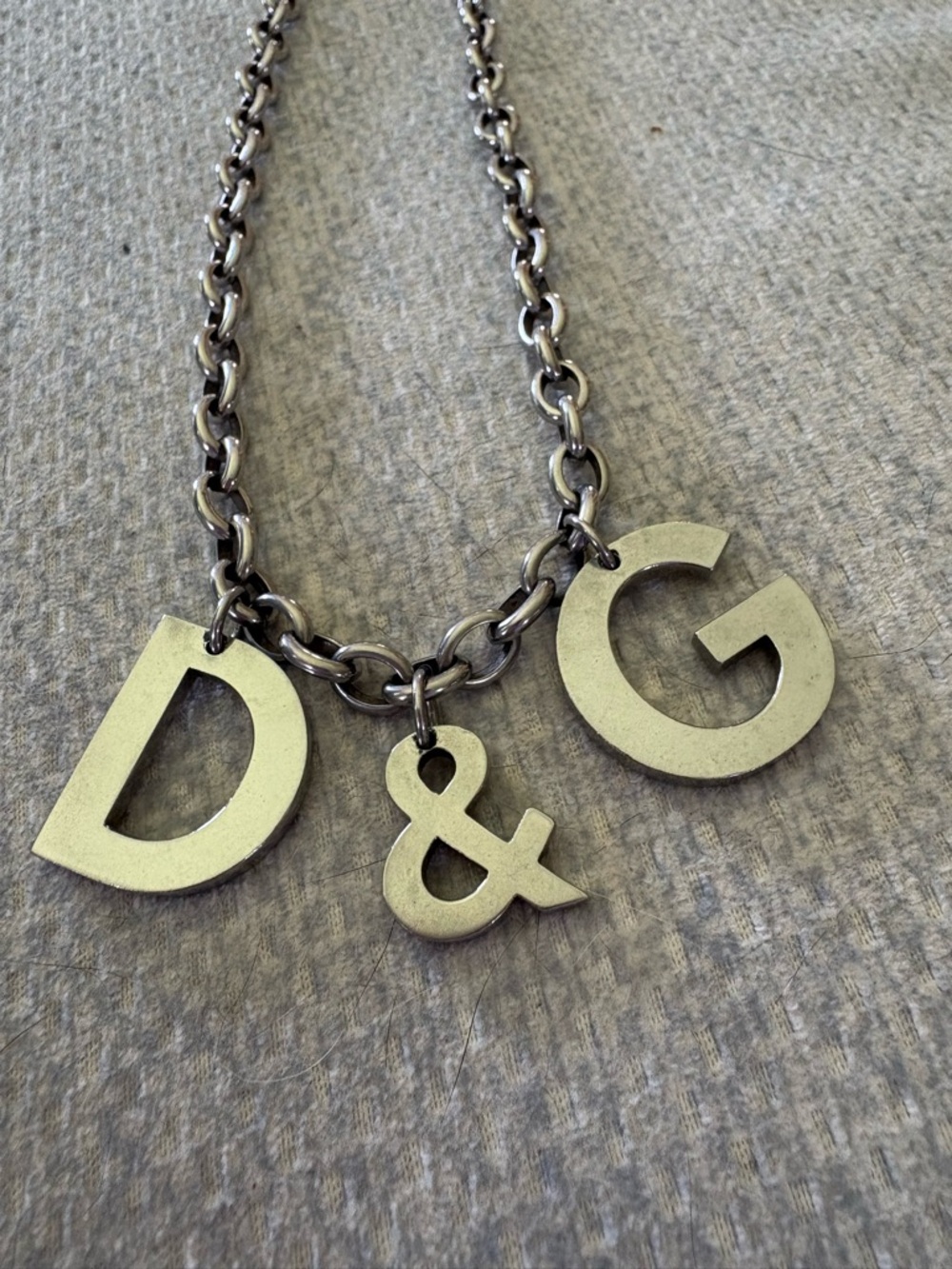 Dolce & Gabbana Silver-Tone D&G Toggle Chain Necklace - Picture 4 of 6